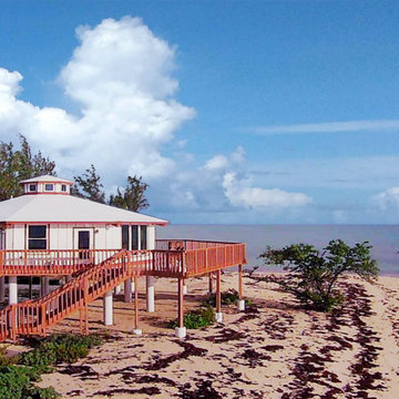 Elevated Hurricane-Resistant Home on Pilings (Stilts)