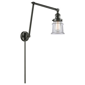 Innovations Lighting 238 Small Canton Small Canton 1 Light 30" - Oil Rubbed