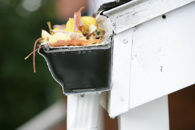 Gutter Clean System protecting against leaves