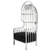Silver Birdcage Chair, Eichholtz Bora Bora, Silver, 27"x27"x59"