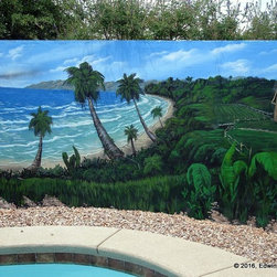 Island Paradise - Outdoor Wall Art
