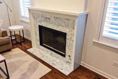 Family room - family room idea in Chicago