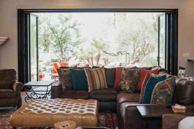 Living room photo in Phoenix