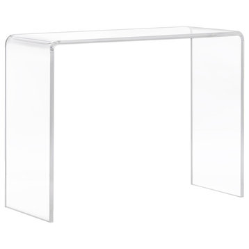 A La Carte Acrylic Sofa/Console Table, Clear