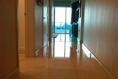 Inspiration for a timeless hallway remodel in Miami