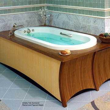 Bathroom-Walnut & Figured Maple