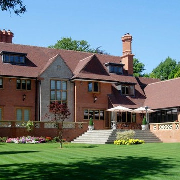 Rear elevation and terrace