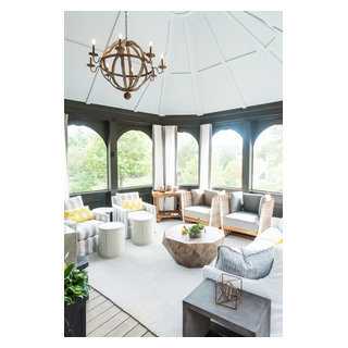 Indoor Outdoor Living - Transitional - Sunroom - Cleveland - by Laura ...