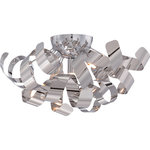 Quoizel Lighting - Quoizel Lighting RBN1616C Ribbons - 4 Light Flush Mount - Quoizel's Platinum Division is trendsetting and forward thinking at its finest, showcasing the Ribbon's collection. This collection was constructed to resemble a swirling pattern that is unique and captivating.