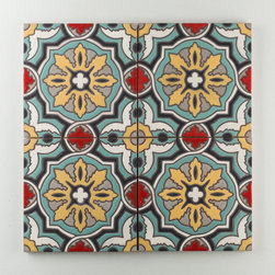 Handpainted: The Mediterranean Collection, Valencia in Warm Motif - Wall & Floor Tiles