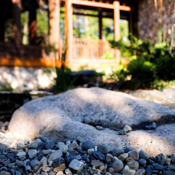 Adirondack Arroyo (or An Aesthetic and Functional Solution to a Drainage Issue)