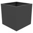 Adezz Aluminium Planter, Black Grey, Florida Cube, 80x80x80cm