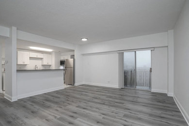 Inspiration for a modern home design remodel in Chicago