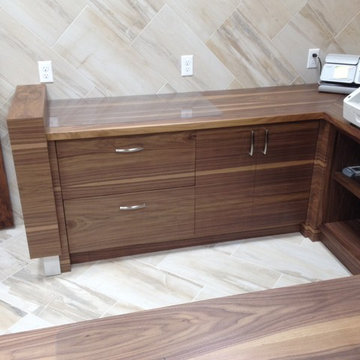 Lawyers office reception desk