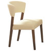 Coaster Side Chair, Cream/Nutmeg, Set of 2