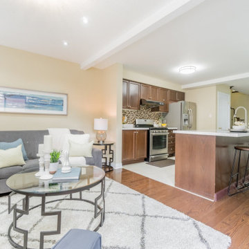 Family Room and Kitchen After