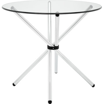Northam Round Dining Table - Clear
