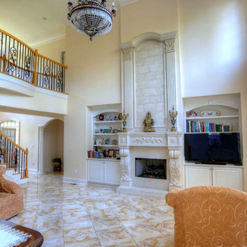 Stone Fireplace Mantels & Surrounds