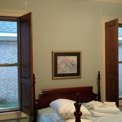 Waller Raised Panel Pine Interior Shutters - Interior Shutters
