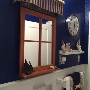 Nautical Bathroom-Bachelor Pad-Philadelphia, PA (Luxe for Less Package)