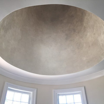 Glazed Bedroom Wall with Plastered Dome