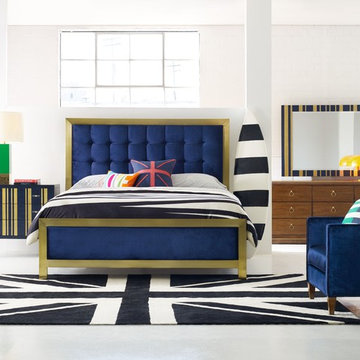 Hooker Furniture Cynthia Rowley Balthazar King Upholstered Bed