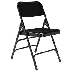 National Public Seating 1200 Series Vinyl Premium Folding Chair - Honey Brown / Beige