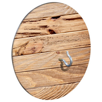 Country Living Rustic Ash Wood Hook Ring Game