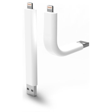 TRUNK Posable Cable For iPhone or iPod, White