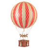 Jules Verne Decorative Hot Air Balloon, Red