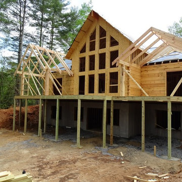 Morganton, NC Custom Log Home (6 x 12 Genesis Log)