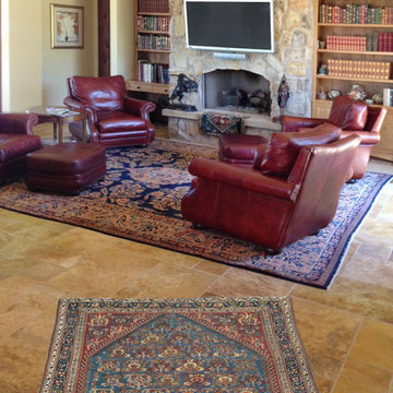 Mahajiran Sarouk & Kurdish Soumac Antique Rugs Add to Desert Library