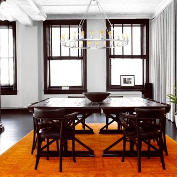 TRIBECA LOFT FEATURING THE SPARK CHANDELIER
