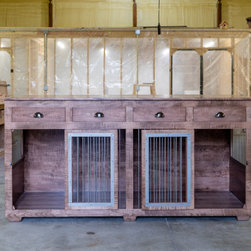 XL Double Kennel with Drawers plus Chew Guards - Dog Kennels And Crates