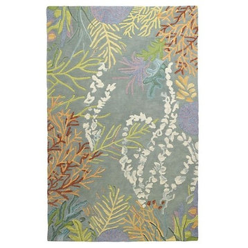 To-Bay-Go Wool Hand Tufted 4'x6' Rug, Multi