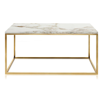 BERNIX | Marble coffee table Athena - Calacatta Gold