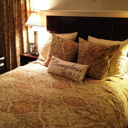 4 panel queen size vintage door headboard - Headboards
