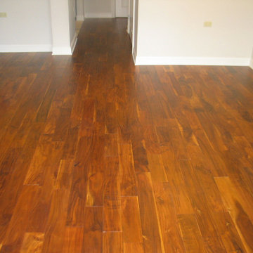 Engineered Prefinished Scraped Acacia Wood Floors