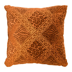 Rinfret Home and Garden Sheba Tabac Truffle Pillow - Products