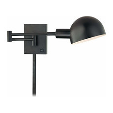 Antique Bronze 1 Light Plug In Wall Sconce from the P3 Collection