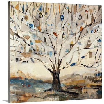 Merkaba Tree Wrapped Canvas Art Print, 30"x30"x1.5"