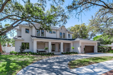 Transitional exterior home photo in Tampa