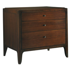 Soft Corner Bedside Chest - The Barbara Barry Collection - Nightstands And Bedside Tables