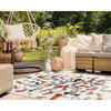 Canyon Mobil Indoor/Outdoor Rug, Ivory, 3'2"x4'11"