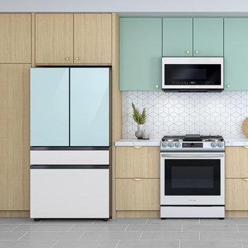 Samsung Bespoke 23 Cu. Ft. Counter Depth French Door Refrigerator with Beverage