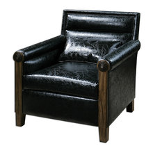 Leather armchairs