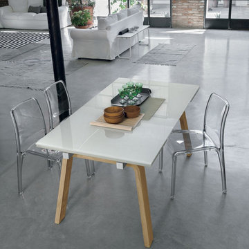 Marte 160 stoneware extending dining table by Target Point