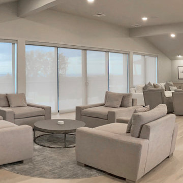 EcoSmart Motorized Solar Shades.