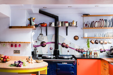 This is an example of a country kitchen in Hampshire.
