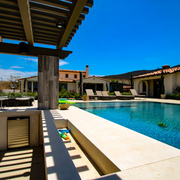 Outdoor Entertainment and Massive Pool